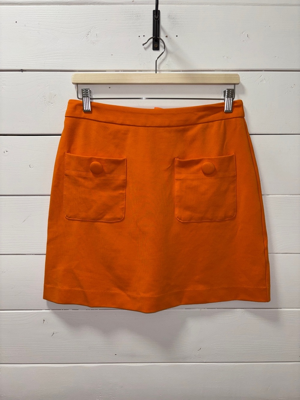 Icône Simons Orange Mini Skirt – Size M - Picture 6 of 8